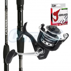 Combos By Fish Species Bream And Whiting Light Lure Fishing Combo Penn Pursuit IV 2500 and Catana 702