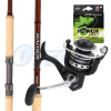 Bream & Whiting Combos Shimano 2021 Raider Spin Rod 2-4kg With Penn Pursuit IV 2500 Soft Plastics Combo