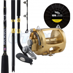 Penn International 50 VISW With Ocean Assassin 24kg Rod Game Fishing Combo